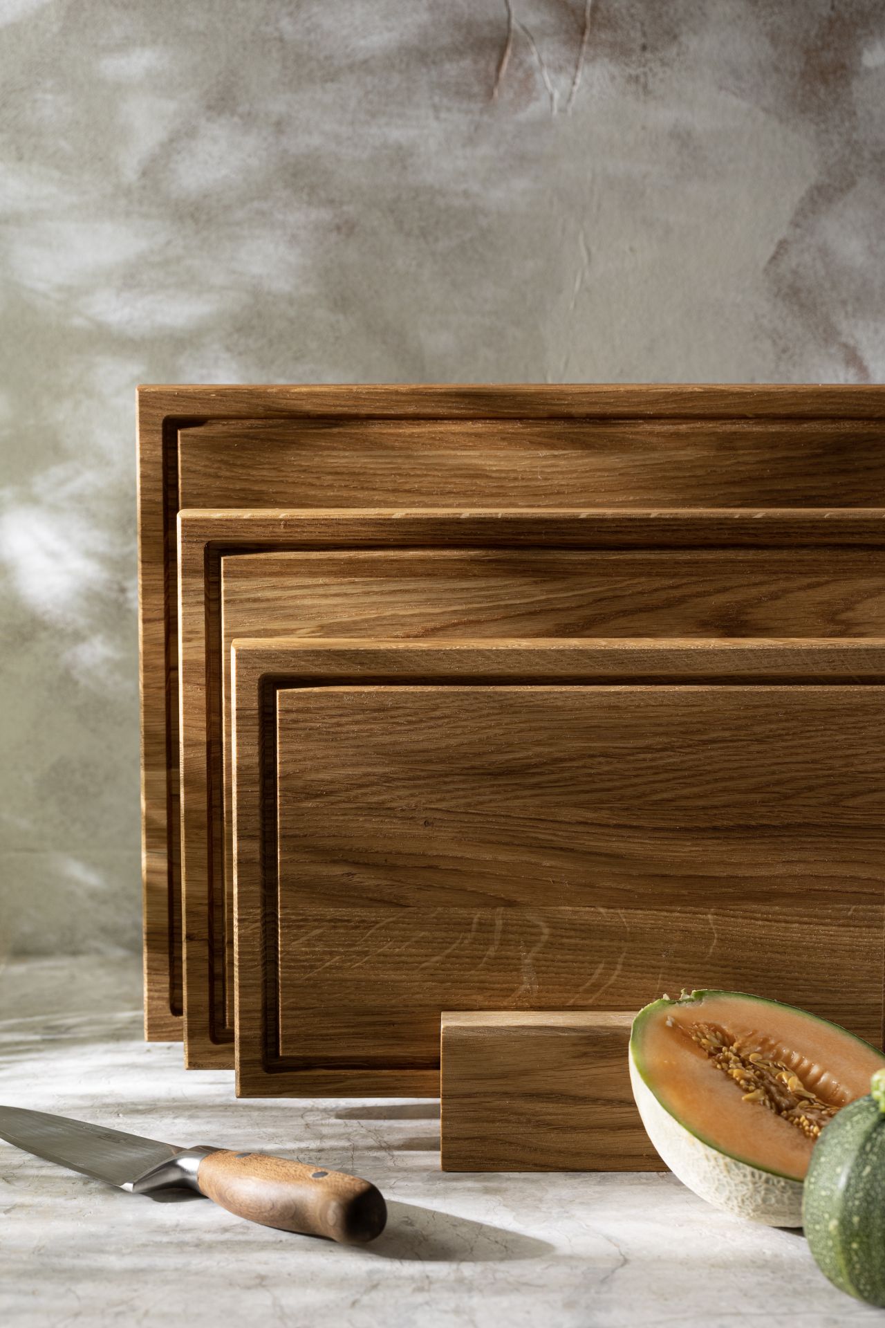 Oak Cutting Boards with groove INGE
